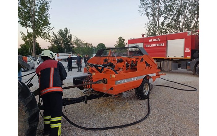 Olay, Alaca ilçesinde Veli Çayırı mesire alanı mevkiindeki bir tarlada meydana geldi