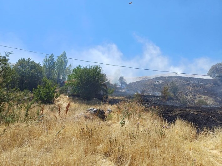 Olay, Alaca ilçesine bağlı Değirmendere köyünde meydana geldi (1)