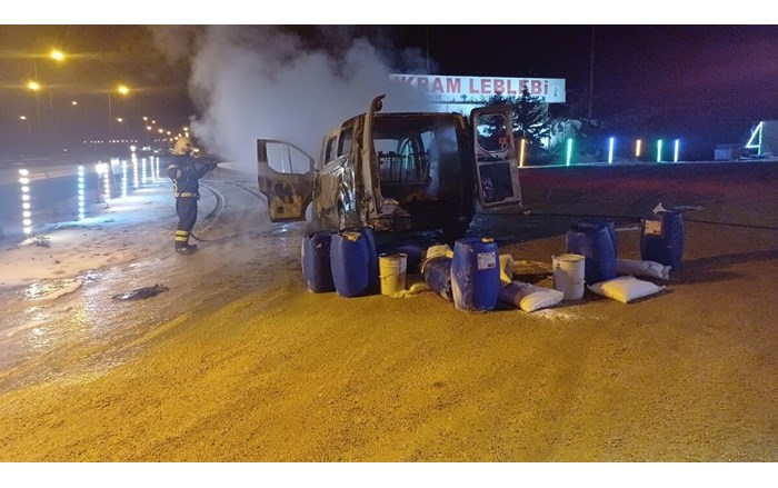 Olay, Çorum Samsun karayolu Sıklık mevkiinde meydana geldi