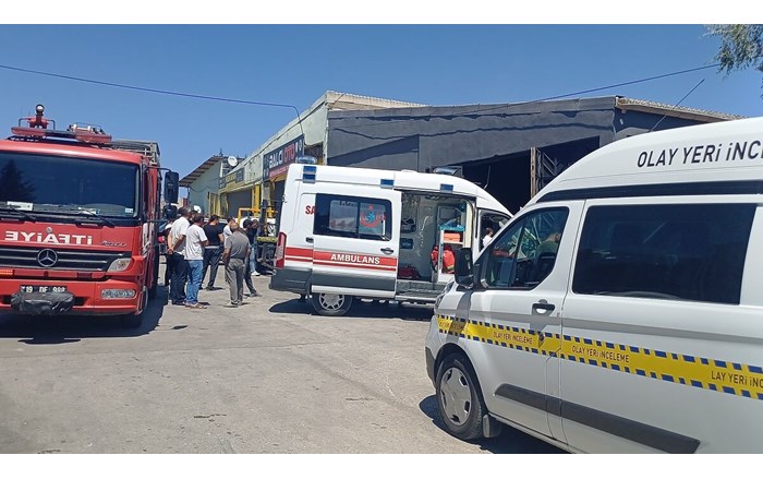 Olay, Çorum Sanayi Sitesi 43. Sokak'ta meydana geldi. (2)