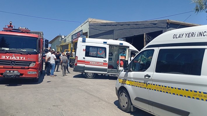 Olay, Çorum Sanayi Sitesi 43. Sokak'ta meydana geldi. (2)