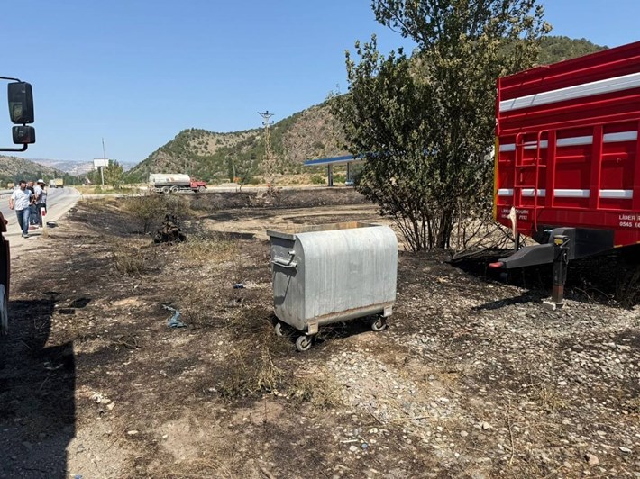 Olay, Temençe Mahallesi İstanbul Samsun karayolu kenarında meydana geldi (1)