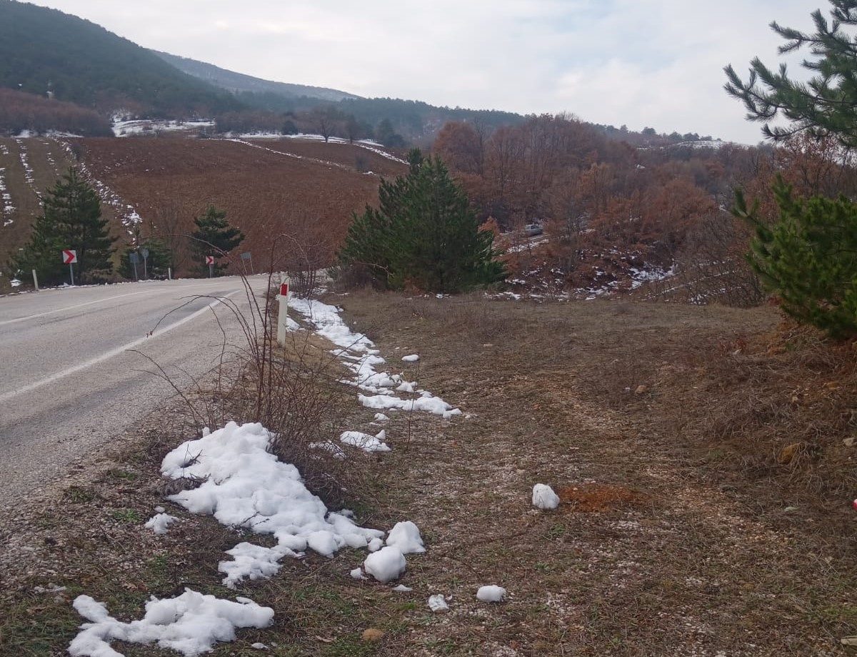 Ortaköy Kavakalan köyünün keskin virajı çözüm bekliyor (1)