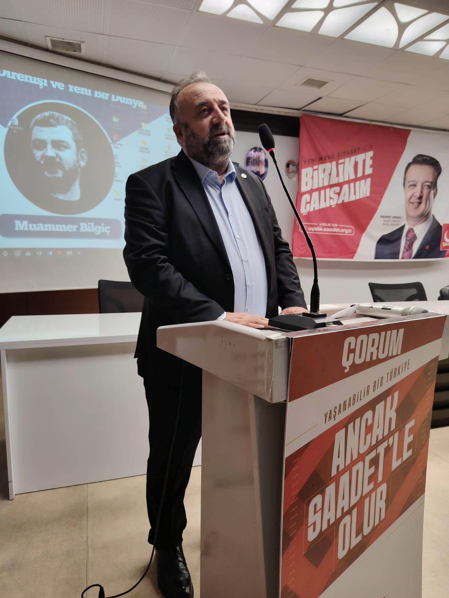 Saadet Partisi Çorum İl Başkanı Şuayip Sarı