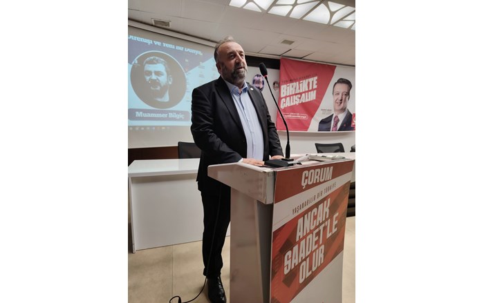 Saadet Partisi Çorum İl Başkanı Şuayip Sarı