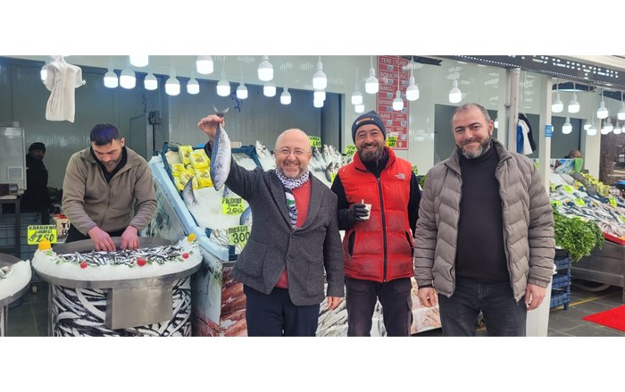 Saadet Partisi yöneticileri, yeni yerine taşınan balıkçıları ziyaret etti (2)