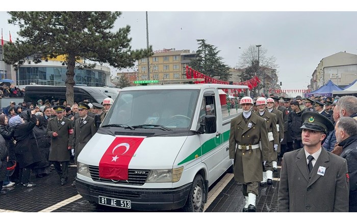 Şehit Uzman Çavuş Mustafa Bazna, askeri törenle toprağa verildi (5)