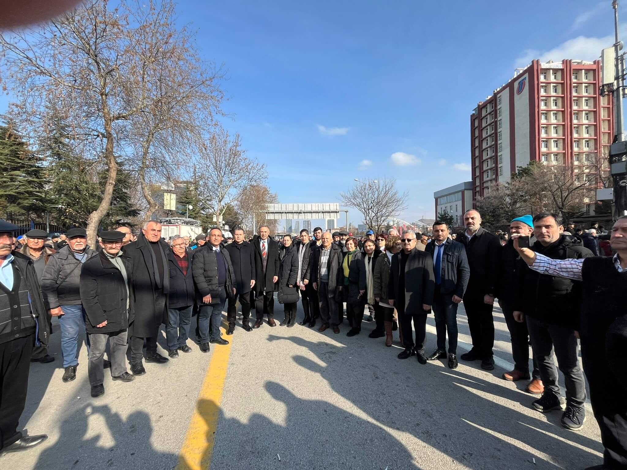 Tandoğan mitingine Çorum'dan yoğun katılım