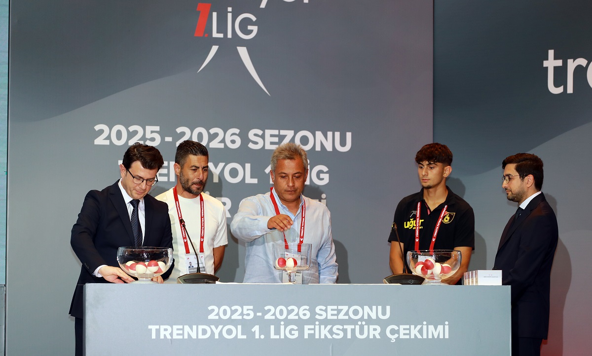 Trendyol 1. Lig 2025 2026 Sezonu fikstür çekimi, TFF Hasan Doğan Milli Takımlar Kamp ve Eğitim Tesisleri'nde gerçekleştirildi (2)