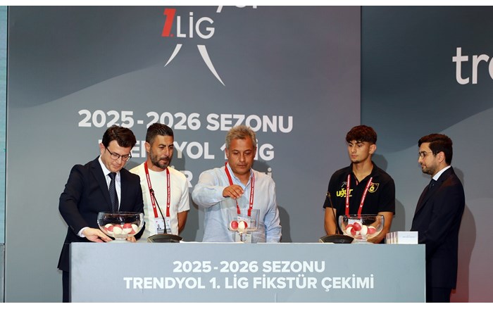 Trendyol 1. Lig 2025 2026 Sezonu fikstür çekimi, TFF Hasan Doğan Milli Takımlar Kamp ve Eğitim Tesisleri'nde gerçekleştirildi (2)