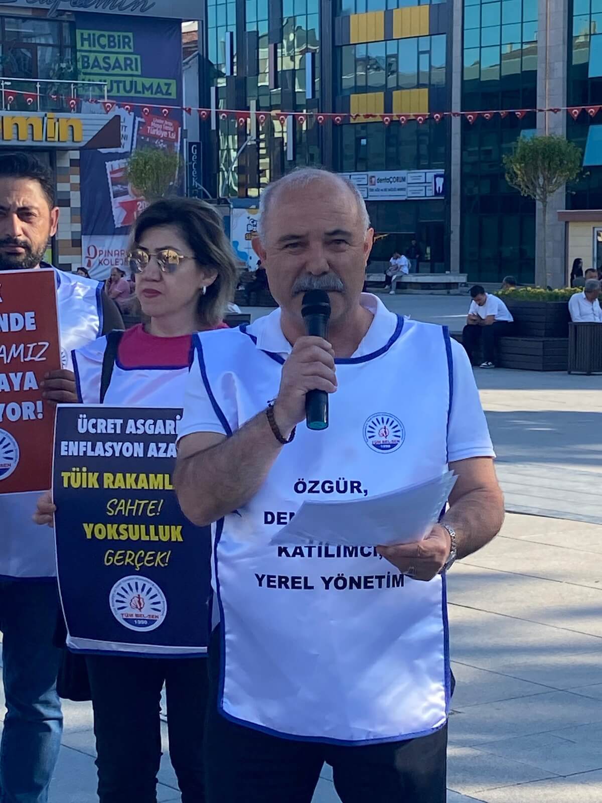 Tüm Bel Sen Çorum Şube Başkanı Nevzat Veldet