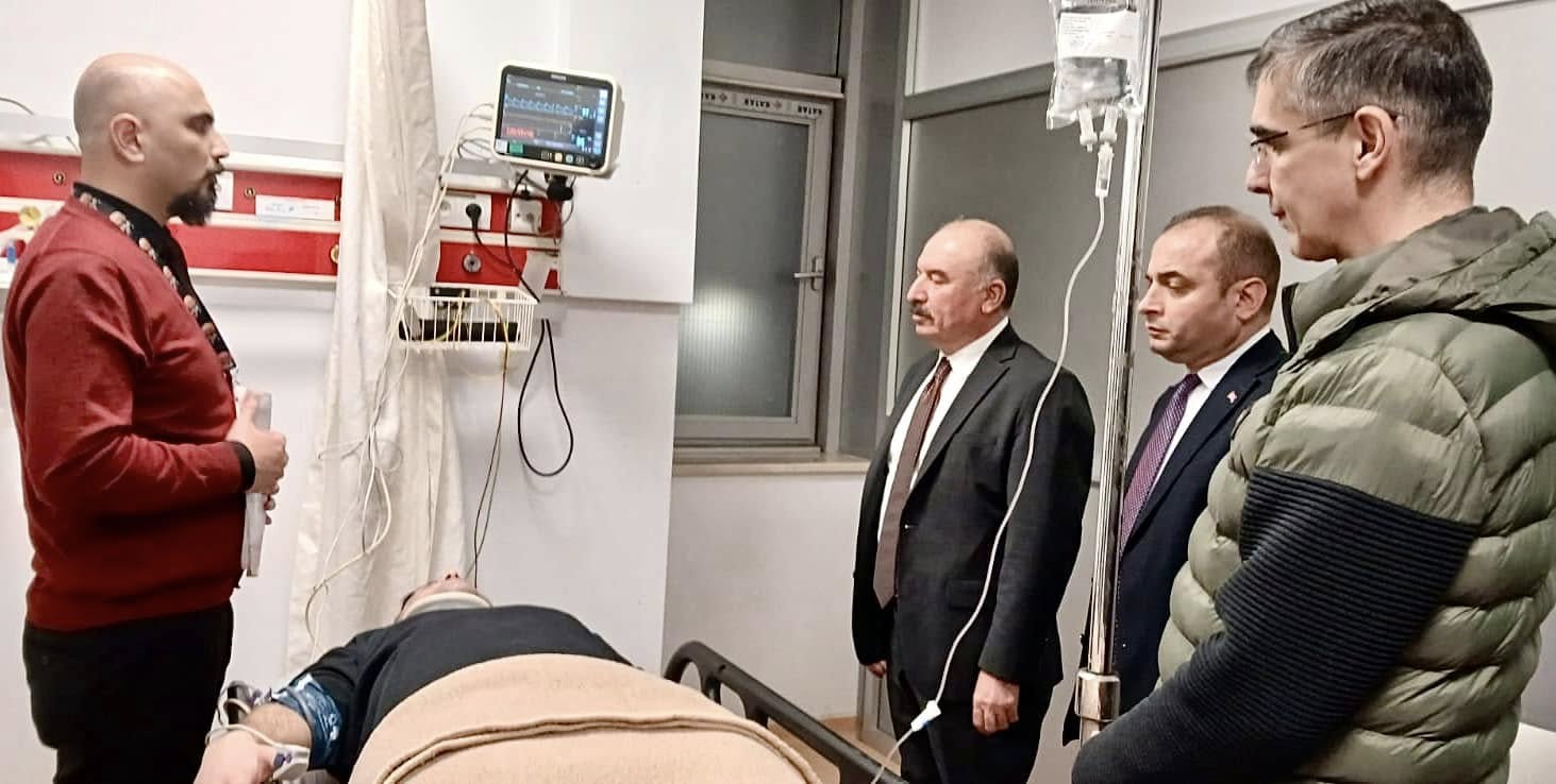 Vali Ali Çalgan, yaralıların durumu hakkında bilgi aldı (2)