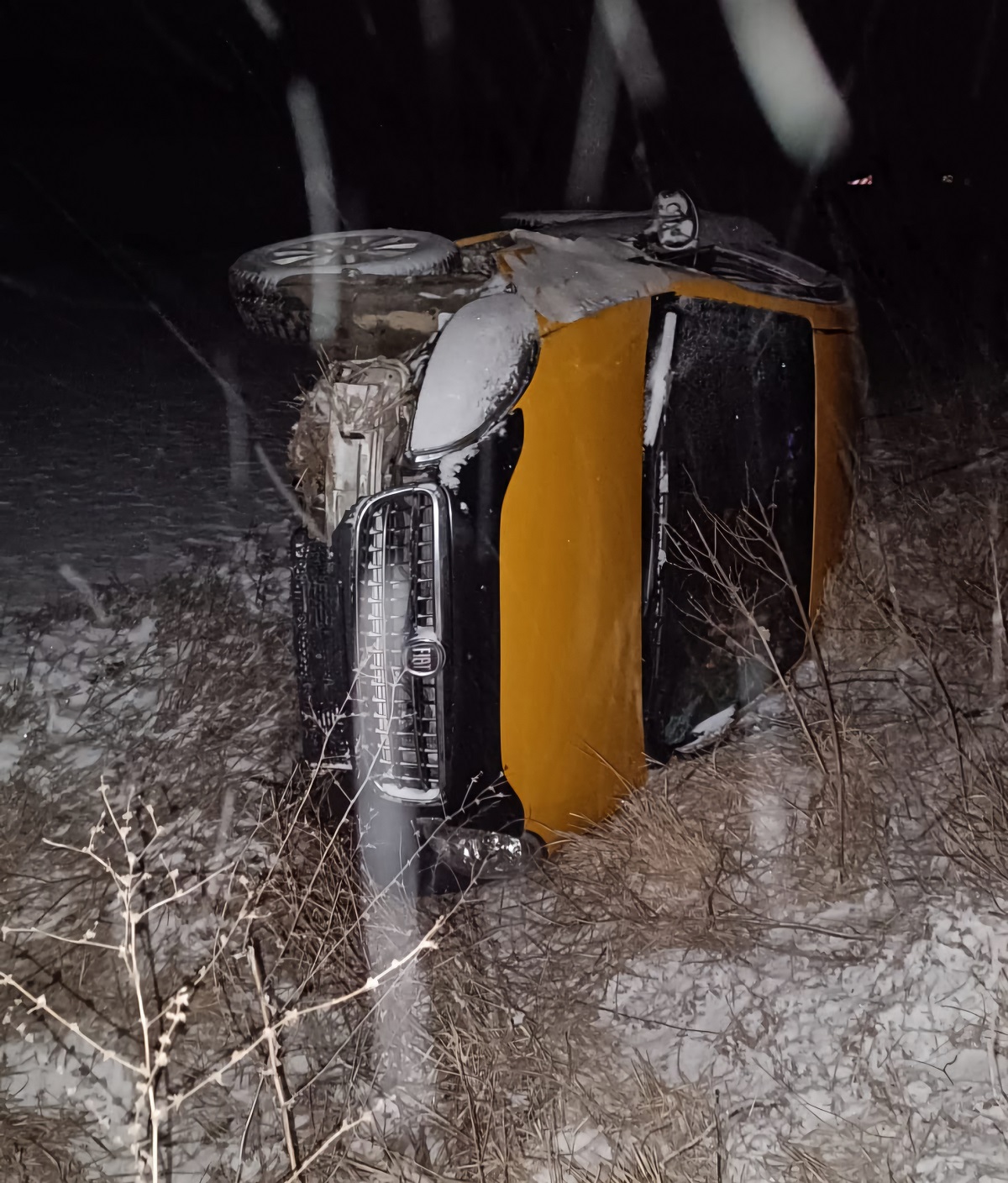 Yoldan çıkarak tarlaya devrilen ticari taksinin sürücüsü yaralandı (2)