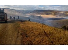 250 dönüm alan yandı