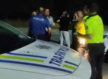 Alkollü sürücünün kızı basın mensubuna saldırdı