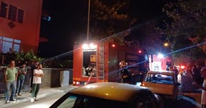 Apartman dairesinde yangın 