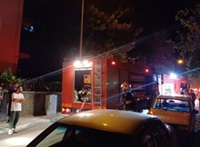 Apartman dairesinde yangın 