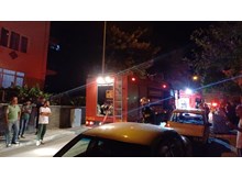 Apartman dairesinde yangın 