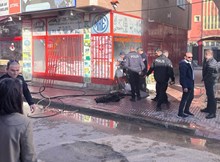 Av bayiinde korkutan yangın