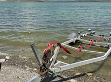 Barajdan 2 bin 600 metre ağ çıktı