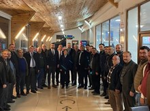 CHP’li yöneticiler, köy muhtarları ile buluştu