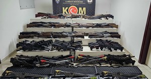 Çorum'da 118 adet ruhsatsız av tüfeği ele geçirildi