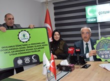 Çorum’da 32 okula “yeşil okul” ünvanı