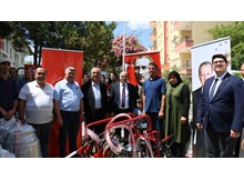 Çorum’da mobil süt sağım makinesi dağıtıldı