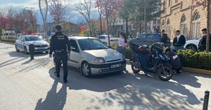 Çorum’da otomobil ile motosiklet çarpıştı: 1 yaralı