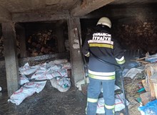 Evin bodrumunda yangın çıktı