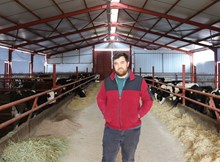 Genç veteriner teknikeri, kendi besi çiftliğini kurdu