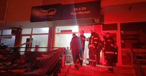 Hırdavat dükkanında yangın