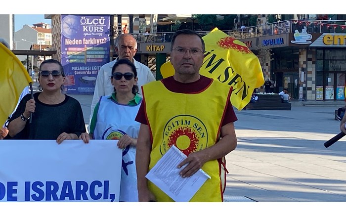 “İnsanca yaşamaya yetecek bir ücret grevli toplu sözleşme istiyoruz!”