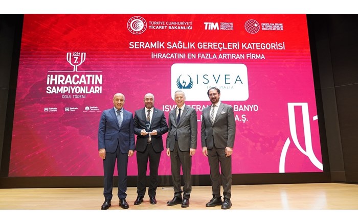 İSVEA vitrifiye seramikte ihracatını en fazla artıran firma oldu