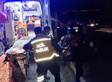 Kazaya müdahale eden trafik polisine kamyon çarptı