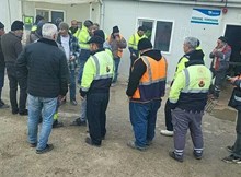 Kırkdilim tünelinde 40 çalışan grev başlattı