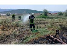 Korkutan arazi yangını