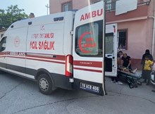 Merdivenden düşen çocuk yaralandı