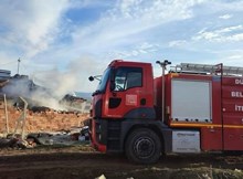 Müstakil evde yangın