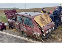 Otomobil takla attı: 6 yaralı