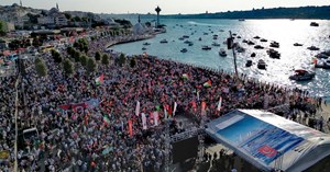 Özgür Gazze Mitingi'ne Çorum'dan geniş katılım