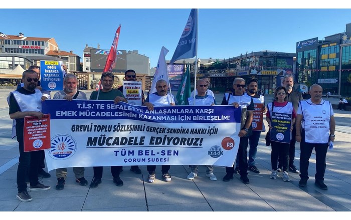 “Özgür ve gerçek toplu sözleşme için emekçilerin birliği şart”