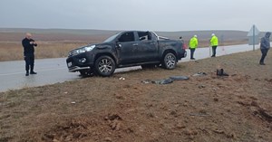 Pikap takla attı: 5 yaralı