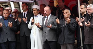 Şehidin ailesi için yapılacak evin temeli atıldı