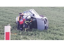 Takla atan otomobil hurdaya döndü: 1 yaralı