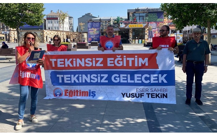 “Tekinsiz eğitim, Tekinsiz gelecek”