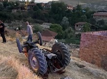 Traktör kazası can aldı