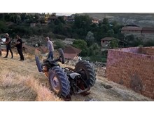 Traktör kazası can aldı