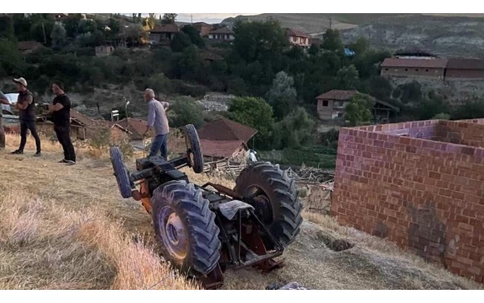 Traktör kazası can aldı