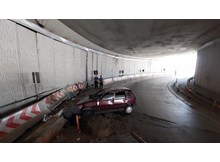 Ucube alt geçitte yine kaza: 5 yaralı